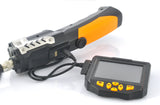 Wireless Flexible Cable Tube Inspection Probe Camera with Detachable Monitor: DVR + CREE Flashlight - India Gadgetz