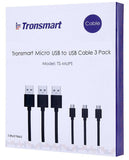 Tronsmart 3x Pack Premium Micro USB Quick Charge Fast Charge Cable: Mobiles & Tablets - India Gadgetz