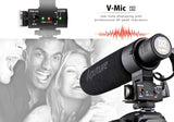 Aputure V-Mic D2 Shotgun Condenser Audio Microphone Wind Screen Camera Camcorder - India Gadgetz