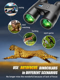 India Gadgets - APEXEL 10x42 Compact Binoculars: Multi-layer Coated Lenses: BAK4 Prism: For Birding, Sport Events, Safari, General Purpose