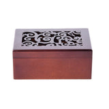 Wood Retro Wind Up Music Box + Jewellery Box: Birthday Valentine Love Romantic Gift - India Gadgetz