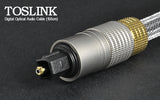 TOSLINK Digital Optical SPDIF Audio Cable 1.5m / 5 Feet / 150 cm: Gold Plated Connectors - India Gadgetz