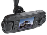 Carcam III Dual Camera Car DVR 2x 180 Degree Rotating Camera: G-Sensor, GPS 140 Degree Lens - India Gadgetz