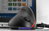 New Unique Ergonomic Design Vertical Optical USB Mouse With 5 Function Button Keys - India Gadgetz