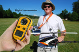 Wind Speed Meter - Digital Anemometer With Thermometer - Air Velocity Measure - India Gadgetz