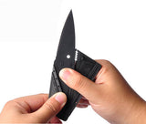 Folding Pocket / Wallet Knife: Credit Card Size: Small & Sharp Blade: Self Defense: Emergency - India Gadgetz