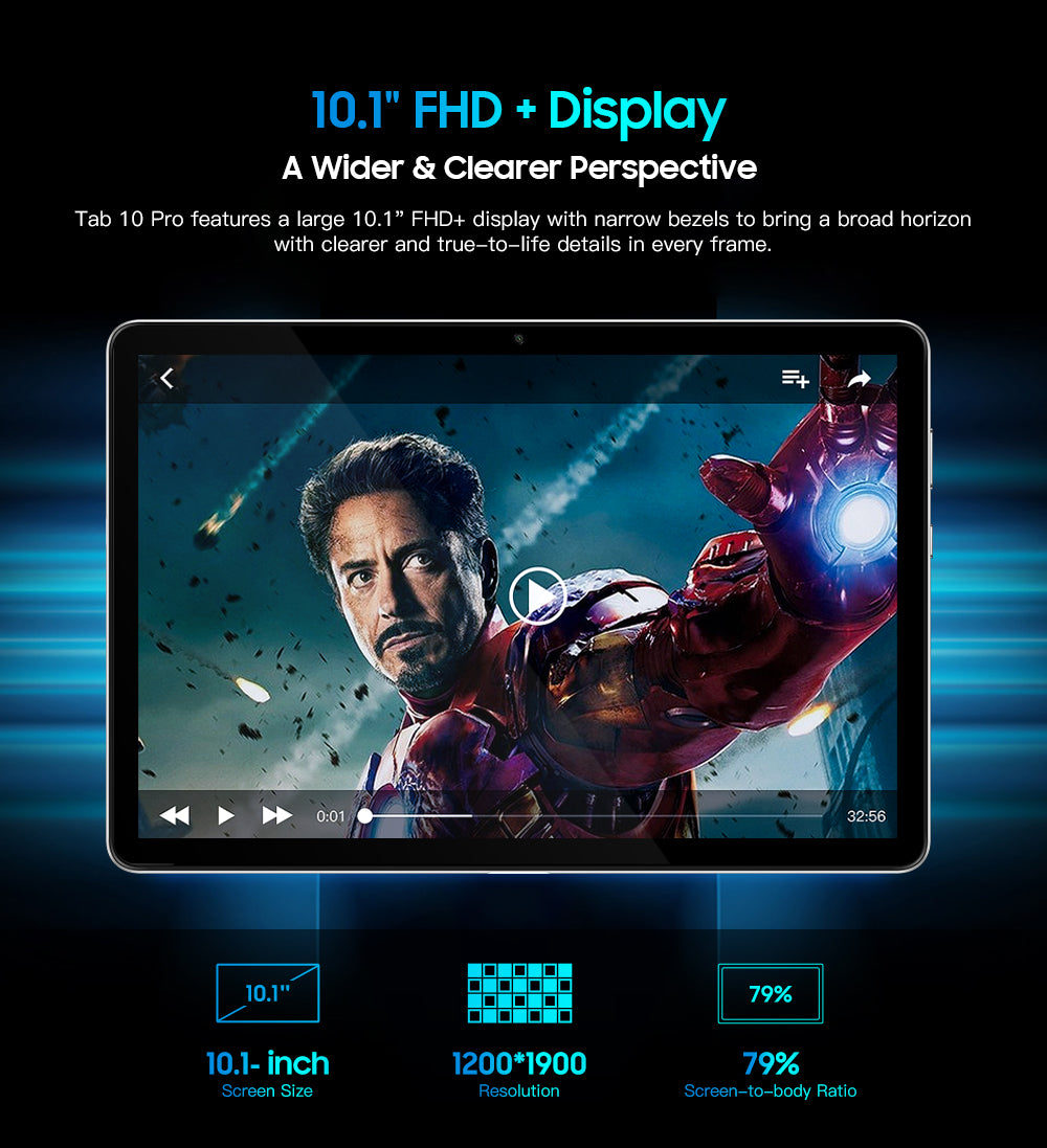 India Gadgets - Blackview Tab 10 Pro Android Tablet: 10.1