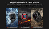 India Gadgets - KOSPET Rock Smartwatch: 1.69" Display: Heart Rate & Blood Oxygen Monitor: 20 Sports Modes: Remote Camera, Music Contorl: 350mAh Battery: 3ATM Waterproof - India Gadgetz