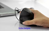 New Unique Ergonomic Design Vertical Optical USB Mouse With 5 Function Button Keys - India Gadgetz