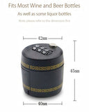 3 Digit Password Bottle Combination Cap Lock Stopper For Wine Beer Whiskey Liquor - India Gadgetz