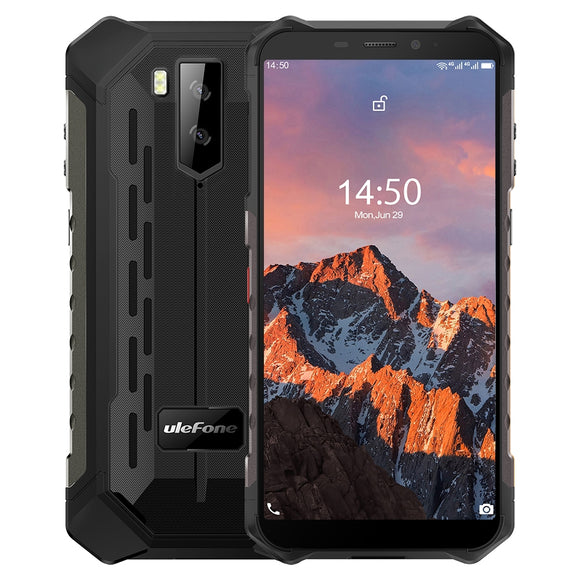 India Gadgets - Ulefone Armor X5 Pro Rugged Android Mobile Phone: 4Gb + 64Gb: 5.5