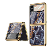 India Gadgets - Premium Samsung Galaxy Z Flip3 Marble Pattern Protective Case: Slim Fit: 13 Colors