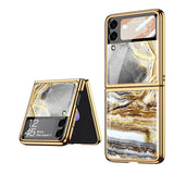 India Gadgets - Premium Samsung Galaxy Z Flip3 Marble Pattern Protective Case: Slim Fit: 13 Colors