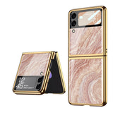 India Gadgets - Premium Samsung Galaxy Z Flip3 Marble Pattern Protective Case: Slim Fit: 13 Colors