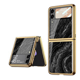 India Gadgets - Premium Samsung Galaxy Z Flip3 Marble Pattern Protective Case: Slim Fit: 13 Colors