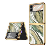 India Gadgets - Premium Samsung Galaxy Z Flip3 Marble Pattern Protective Case: Slim Fit: 13 Colors