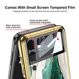 India Gadgets - Premium Samsung Galaxy Z Flip3 Marble Pattern Protective Case: Slim Fit: 13 Colors