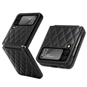 India Gadgets - Premium Samsung Galaxy Z Flip3 Diamond Lattice Protective Case: Slim Fit