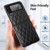 India Gadgets - Premium Samsung Galaxy Z Flip4 Diamond Lattice Protective Case: Slim Fit