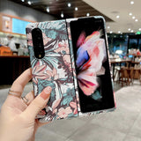 India Gadgets - Premium Samsung Galaxy Z Fold4 Floral Design Cover Protective Phone Case: Slim Fit