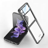 India Gadgets - Premium Samsung Galaxy Z Flip4 Electroplated Transparent Phone Case: : Slim Fit