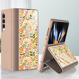 India Gadgets - Premium Samsung Galaxy Z Fold4 Floral Pattern Cover Protective Phone Case: Slim Fit