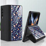 India Gadgets - Premium Samsung Galaxy Z Fold4 Floral Pattern Cover Protective Phone Case: Slim Fit