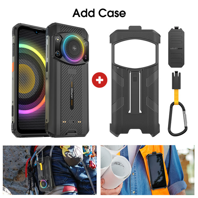 Ulefone Armor 21 Android 13 Unlocked Rugged Phone, 122dB Loudest Speaker,  MTK G99 16GB + 256GB Outdoor Rugged Smartphone,64MP Main Cam + 24MP Night