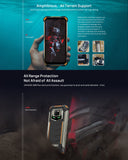 India Gadgets - Doogee S88 Plus Rugged Android Mobile Phone: 10000mAh Battery: 6.3" FHD+ IPS Screen: 8Gb Ram + 128Gb ROM: Iron Man Eye Led Notification Light: Waterproof IP68 Smartphone - India Gadgetz