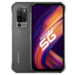 India Gadgets - Ulefone Armor 11 5G Rugged Android Mobile Phone: 8Gb + 256Gb: 48MP Quad Camera with 20MP Thermal Imaging Camera: 6.1" HD+ Display: 5200mAh Battery: Waterproof IP68 & IP69K Smartphone - India Gadgetz