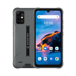 India Gadgets - Umidigi Bison Pro Rugged Mobile Phone with Built-in Non-Contact Digital Infrared Thermometer: 6.3" FHD+ Display: 8Gb + 128Gb: 48MP Triple Rear Camera: Large 5000mAh Battery: Waterproof IP68 & IP69 Smartphone - India Gadgetz