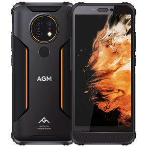 India Gadgets - AGM H3 Rugged Android 11 Mobile Phone: 4Gb + 64Gb: 5.7" HD+ Display: 12MP Camera + 13MP Infrared Night Vision Camera: Waterproof IP68 & IP69K Smartphone - India Gadgetz