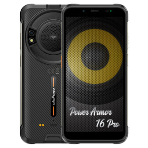 India Gadgets - Ulefone Power Armor 16 Pro Rugged Android 12 Mobile Phone: 4Gb + 64Gb: Super Loud Volume Speaker: Bright LED Flashlight: 5.93" HD+ Display: Large 9600mAh Battery