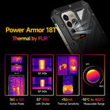 India Gadgets - Ulefone Power Armor 18T 5G Rugged Android 12 Mobile Phone: 12Gb + 256Gb: 108MP + Thermal Camera: 6.58" FHD+ Display: 9600mAh Battery with 66W Super Fast Charging: Waterproof Smartphone