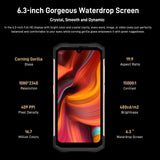 India Gadgets - Doogee S99 Rugged Android 12 Mobile Phone: 8Gb + 128Gb: 108MP + 64MP Night Vision Camera: 6.3" FHD+ Display: Large 6000mAh Battery With 33W Fast Charging Support: Waterproof Smartphone