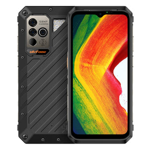 India Gadgets - Ulefone Power Armor 18 5G Rugged Android 12 Mobile Phone With Built-in Non-Contact Digital Thermometer: 12Gb + 256Gb: 108MP + 5MP Microlens Camera: 6.58" FHD+ Display: 9600mAh Battery with 66W Super Fast Charging: Waterproof Smartphone