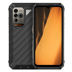 India Gadgets - Ulefone Power Armor 19 Rugged Android 12 Mobile Phone With Built-in Non-Contact Digital Thermometer: 12Gb + 256Gb: 108MP + 5MP Microlens Camera: 6.58" FHD+ Display: 9600mAh Battery with 66W Super Fast Charging: Waterproof Smartphone