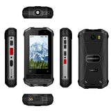 India Gadgets - Conquest F2 Mini Rugged Android 12 Mobile Phone: 6Gb + 128Gb: 3" HD+ Display: Infrared Remote: 2W Front Loudspeaker: 16MP Camera: 3700mAh Battery with 10W Fast Charging: Waterproof Smartphone