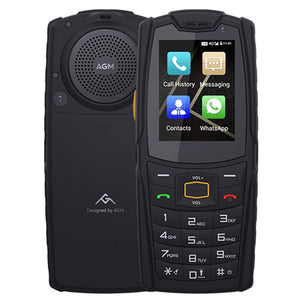 India Gadgets - AGM M7 Basic Simple Dual Sim Android Smartphone: 2.4 Inch QVGA Touchscreen Display: Biggest Phone Speaker 3.5W: 2500mAh Removable Battery: IP68 Waterproof, Rugged, Shockproof - India Gadgetz