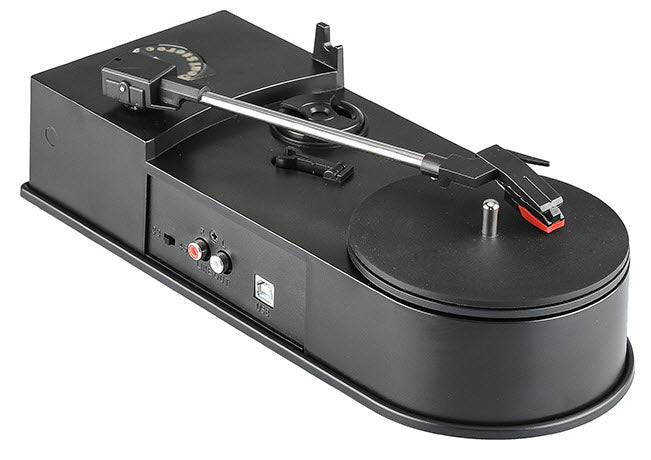 Mini USB Vinyl Turntable Audio Player: Convert LP To MP3: 33 45 RPM, RCA Output
