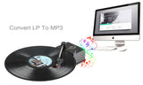 Mini USB Vinyl Turntable - Audio Player: Convert LP To MP3: 33 + 45 RPM, RCA Output - India Gadgetz