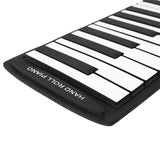 88 Key Foldable Carry Anywhere Roll Up Synthesizer Piano: 1000mAh Battery, Sustain Peddle, 140 Tones, 128 Rhythms, 30 Demo Songs - India Gadgetz